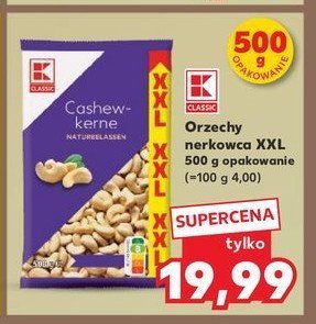 Orzechy nerkowca K-classic promocja