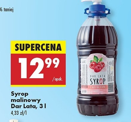 Syrop malinowy Dar lata promocja