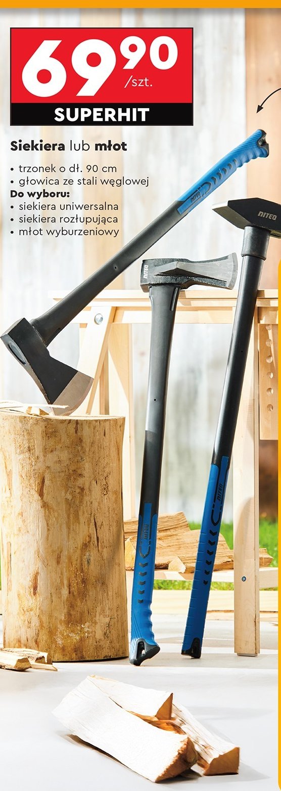 Młot wyburzeniowy Niteo tools promocja w Biedronka