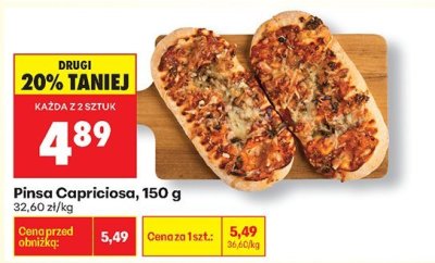Pinsa Capriciosa promocja w Biedronka