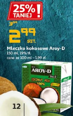 Mleczko kokosowe Aroy-d promocja