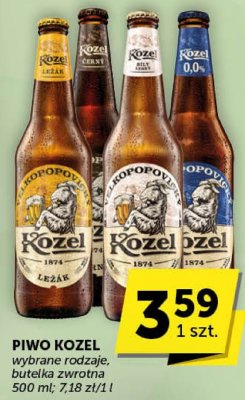 Piwo Kozel promocja w Groszek