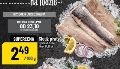 Śledź płaty promocja w POLOmarket