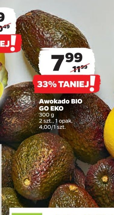 Awokado Go eko promocja w Netto