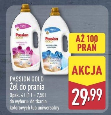 Żel do prania tkanin kolorowych 4 l promocja w Aldi