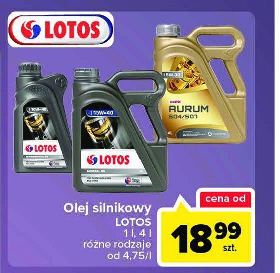 Olej silnikowy 15w40 Lotos promocja