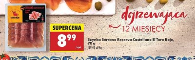 Szynka serrano El toro rojo promocja