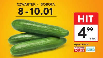 Ogórek krótki Intermarche promocja w Intermarche