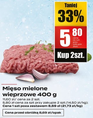 Mięso mielone wieprzowe promocja w Supeco