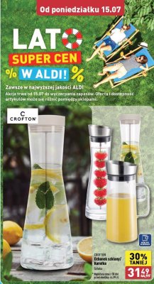 Dzbanek szklany 1.2 l Crofton promocja