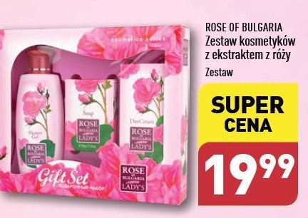 Zestaw w pudełku z ekstraktem z róży ROSE OF BULGARIA LADY'S promocja