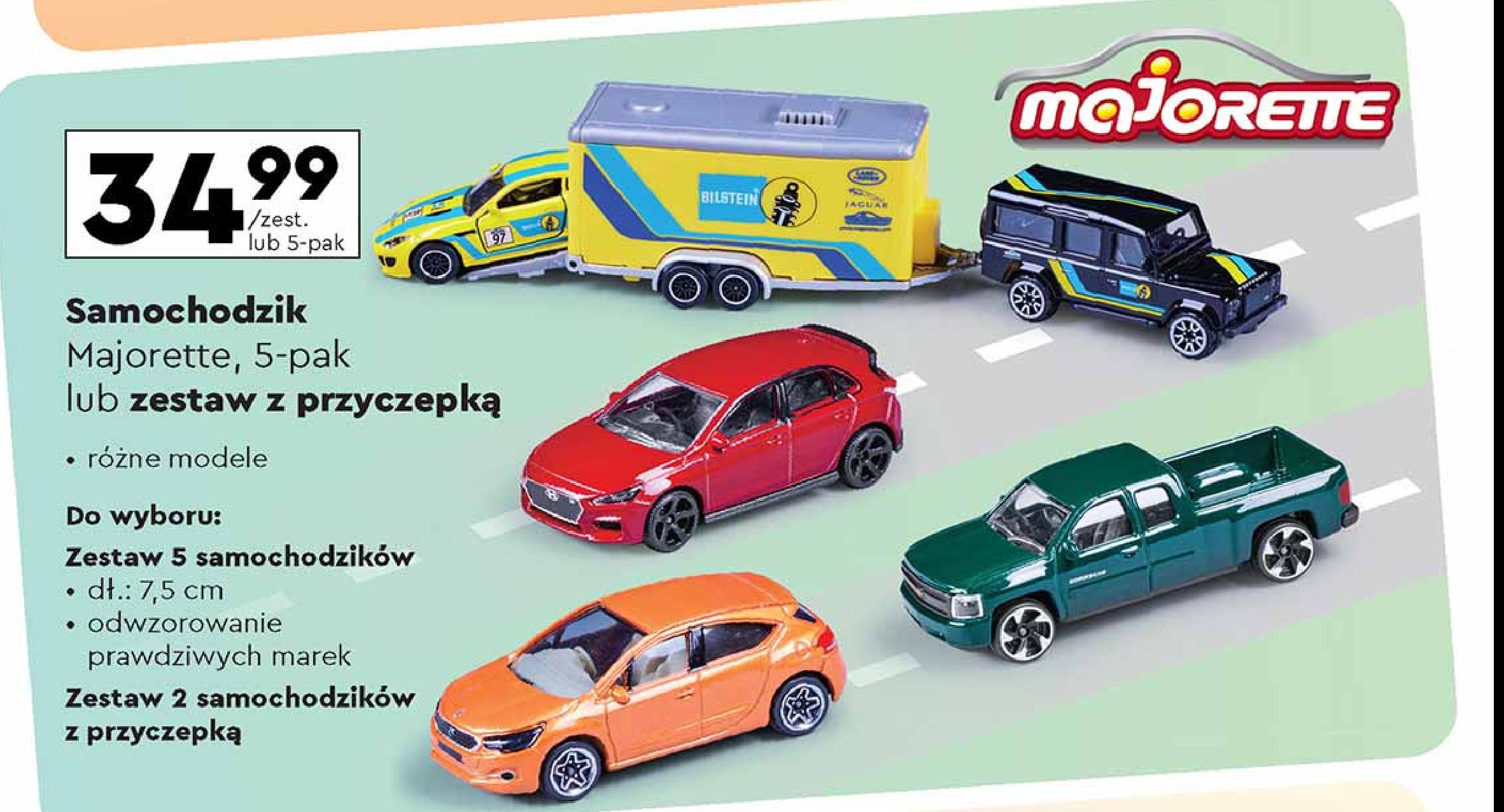 Samochodziki Majorette promocja