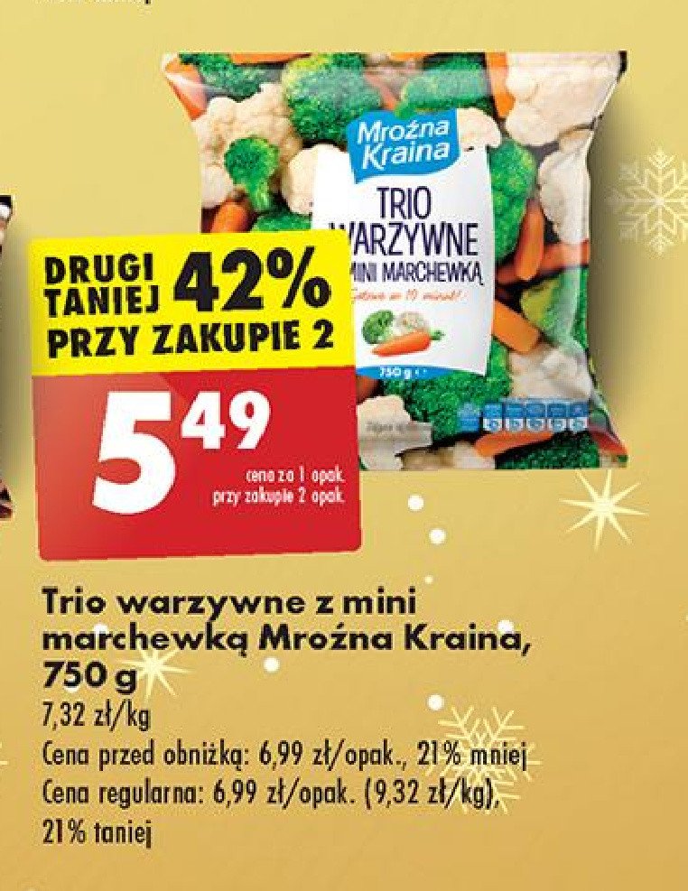 Trio warzywne Mroźna kraina promocja