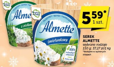 Serek Almette śmietankowy promocja w Groszek