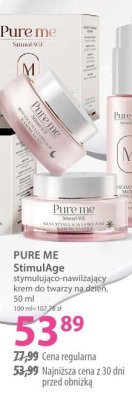 Krem PURE ME StimulAge stymulująco-nawilżający do twarzy na dzień promocja w Hebe