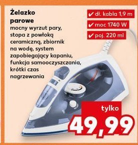 Żelazko parowe 1740 w promocja w Kaufland