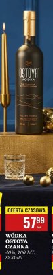 Wódka Ostoya Czarna 40%, 700 ml promocja w Biedronka