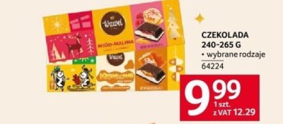 Czekolada 240-265 g różne rodzaje promocja w Selgros