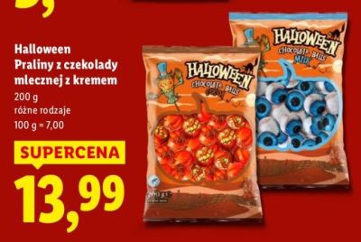 Praliny z czekolady mlecznej z kremem promocja w Lidl