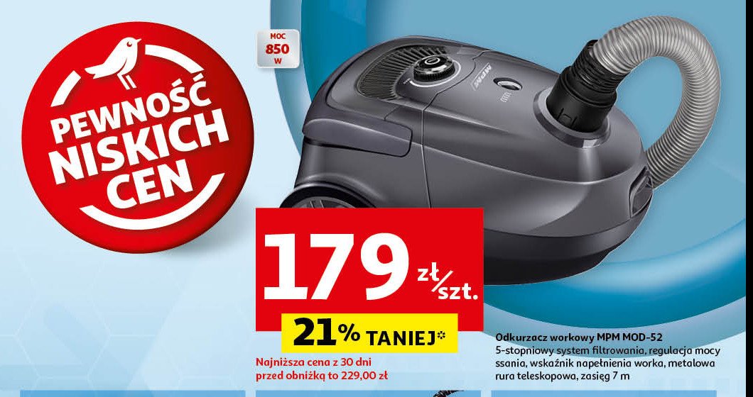 Odkurzacz mod-52 Mpm product promocja w Auchan