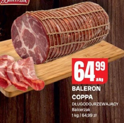Baleron coppa długodojrzewający Balcerzak promocja w Chorten