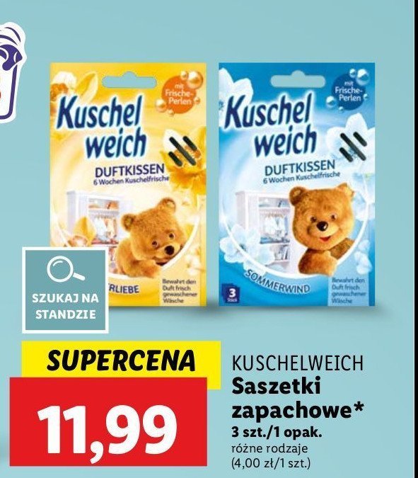 Saszetki zapachowe summer wind Kuschelweich promocja