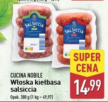 Kiełbasa włoska salsiccia Cucina nobile promocja