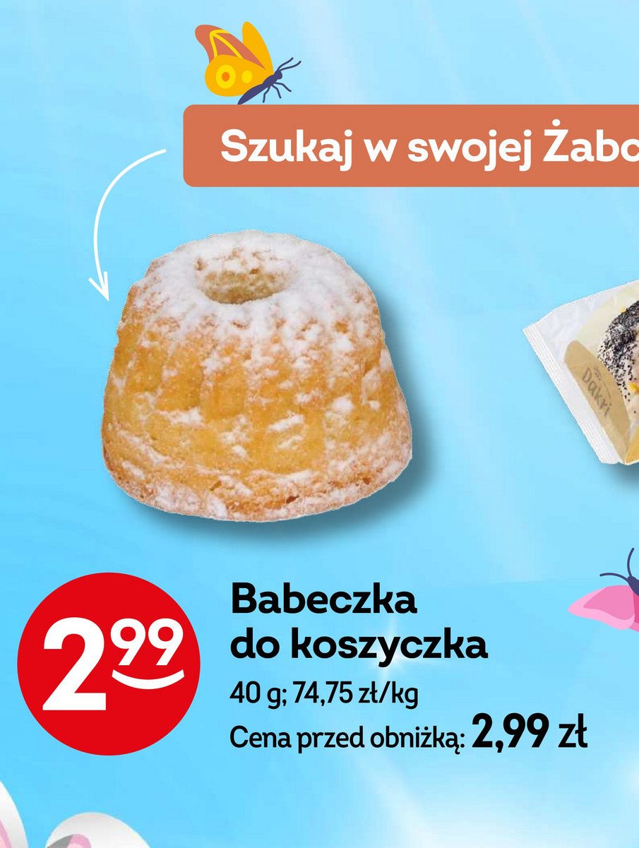 Babeczka do koszyczka Gom owczarek promocja