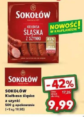 Kie艂basa 艣l膮ska z szynki Soko艂贸w promocja