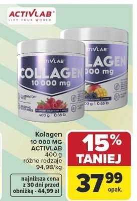 Kolagen 10 000 mg ACTIVLAB promocja w Carrefour
