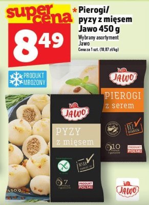 Pierogi/pyzy z mięsem Jawo 450g promocja w TOPAZ