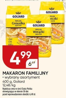 Makaron Familijny wybrany asortyment promocja w Chata Polska