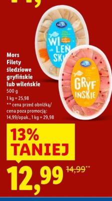 Filety śledziowe wileńskie promocja w Lidl