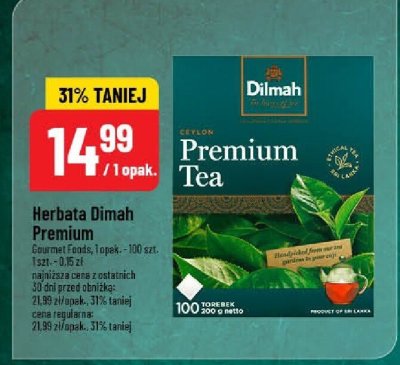 Herbata Dilmah Premium Tea promocja w POLOmarket