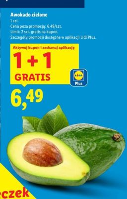 Awokado zielone promocja w Lidl