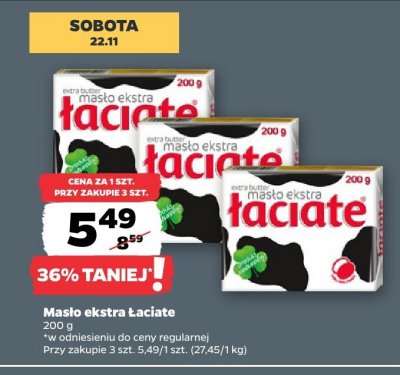 Masło ekstra 200 g promocja w Netto