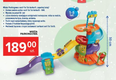 Wie偶a parkingowa tut tut Vtech promocja