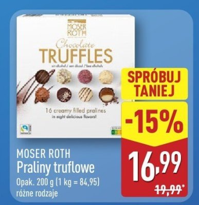 Praliny truflowe promocja w Aldi