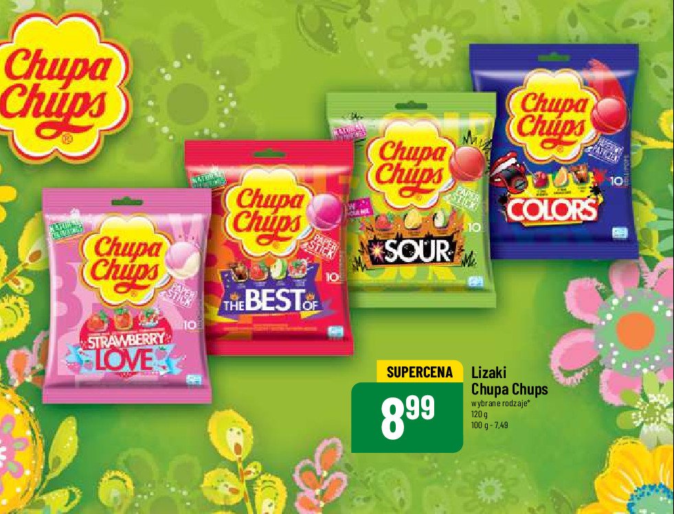 Lizaki colors Chupa chups promocja