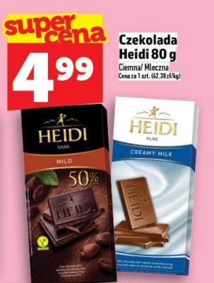 Czekolada Heidi 80g promocja w TOPAZ