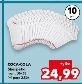 Skarpetki coca-cola 35-38 promocja