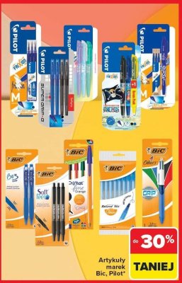 Artykuły marek Bic, Pilot DO -30% Carrefour promocja w Carrefour