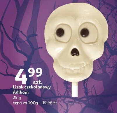 Lizak halloween Adikam promocja