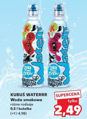 Woda smakowa Waterrr różne rodzaje promocja w Kaufland