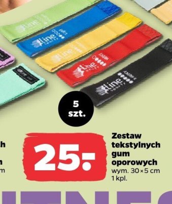Zestaw tekstylnych gum oporowych Netto promocja w Netto