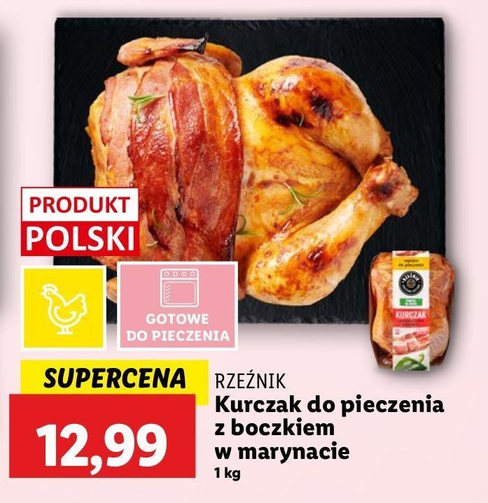 Kurczak z boczkiem w marynacie do pieczenia Rzeźnik codzienna dostawa promocja w Lidl