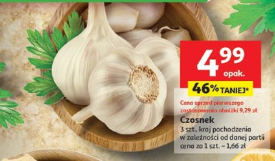Czosnek promocja w Auchan