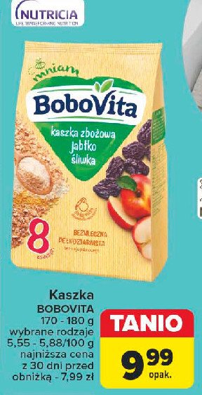 Kaszka zbożowa jabłko śliwka Bobovita mniam promocja