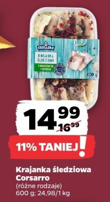 Krajanka śledziowa różne rodzaje promocja w Netto