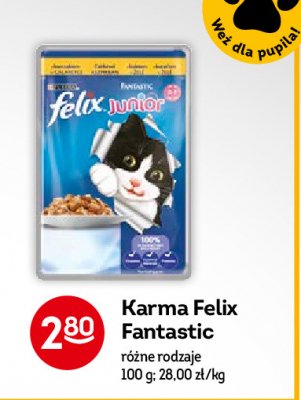 Karma dla kota z kurczakiem w galaretce Purina felix junior promocja